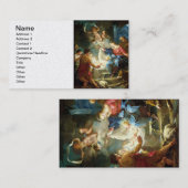 Nativiteitsscène voor Kerstmis - Pierre Visitekaartje (Voorkant / Achterkant)