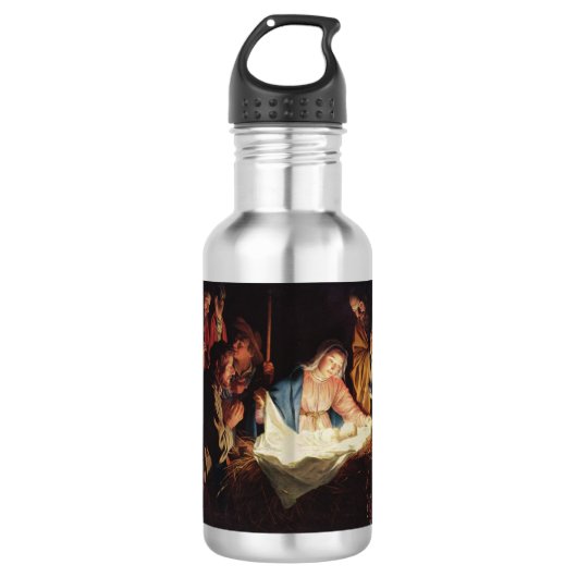 Nativiteitsscène Waterfles (Voorkant)