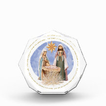 Nativiteitsscène weg in een gevaarlijke tekst