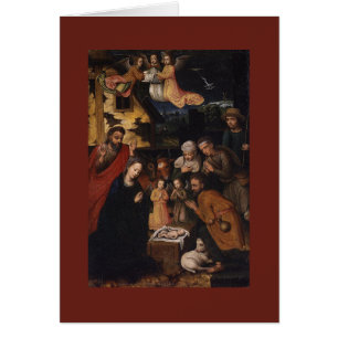 Nativiteitsscène Wieg Adoratie van het kind Jezus