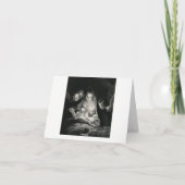 Nativiteitsscène Wieg Maagd Mary Baby Jesus Angels Feestdagen Kaart (Achterkant)