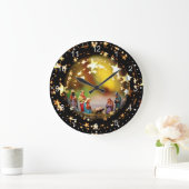 Nativiteitsscène Wieg Maagd Mary Baby Jesus Stars Grote Klok (Huis)