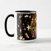 Nativiteitsscène Wieg Maagd Mary Baby Jesus Stars Mok (Links)