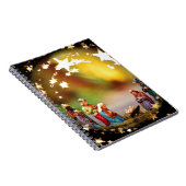 Nativiteitsscène Wieg Maagd Mary Baby Jesus Stars Notitieboek (Rechterzijde)