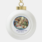Nativiteitsscènes Keramische Bal Ornament (Voorkant)