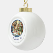 Nativiteitsscènes Keramische Bal Ornament (Rechts)