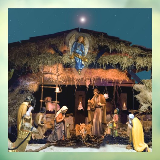 Nativiteitsscènevenster Raamsticker (Vel 3)