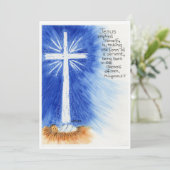 Nativiteitsster Feestdagenkaart (Staand voorkant)