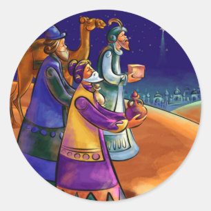 Nativiteitsstickers Ronde Sticker