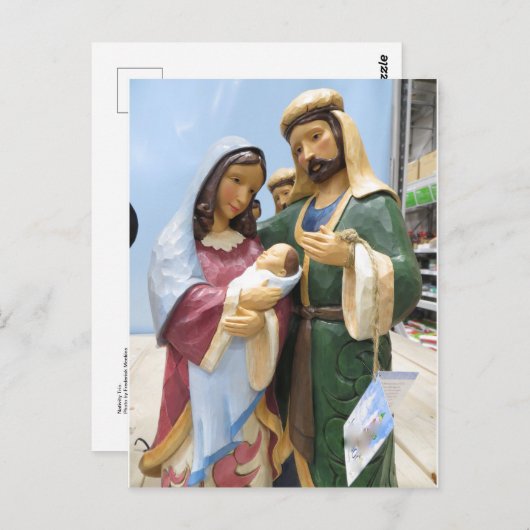 Nativiteitstrio Briefkaart (Voorkant / Achterkant)