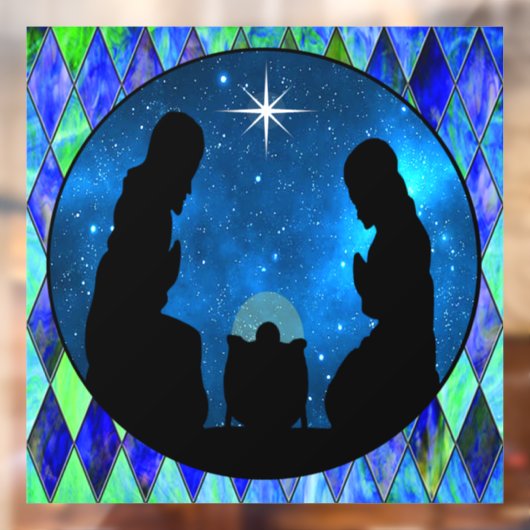 Nativiteitsvensterkoppeling Raamsticker (Vel 2)