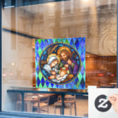 Nativiteitsvensterkoppeling Raamsticker (Cafe Raam)