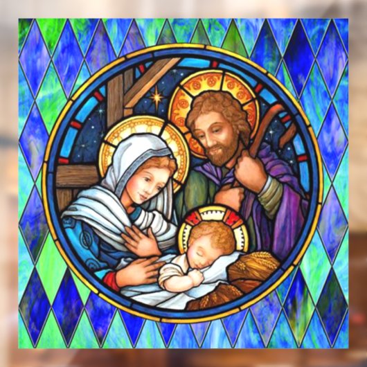 Nativiteitsvensterkoppeling Raamsticker (Vel 2)