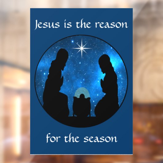 Nativiteitsvensterkoppeling Raamsticker (Vel 2)