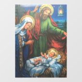 Nativiteitsvensterkoppeling Raamsticker (Vel)