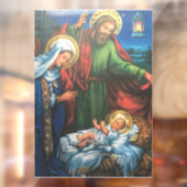 Nativiteitsvensterkoppeling Raamsticker (Vel 2)