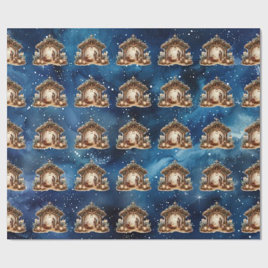 Nativiteitsverlooppapier Cadeaupapier (Vlak)