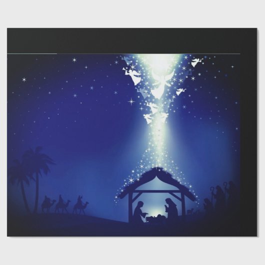 Nativiteitsverlooppapier Cadeaupapier (Vlak)