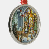 Nativiteitsversiering 1 metalen ornament (Rechts)