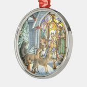 Nativiteitsversiering 1 metalen ornament (Links)