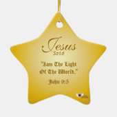 Nativiteitsversiering-Aanpassen Keramisch Ornament (Achterkant)