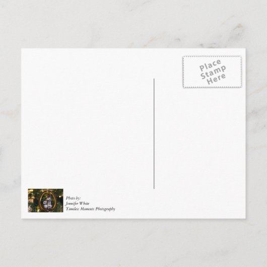 Nativiteitsversiering Briefkaart (Achterkant)