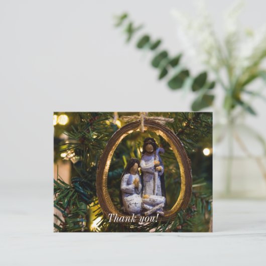 Nativiteitsversiering Briefkaart (Staand voorkant)