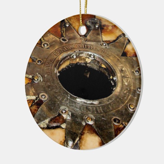 Nativiteitsversiering Keramisch Ornament (Links)