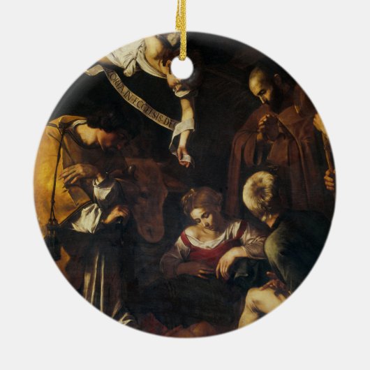 Nativiteitsversiering Keramisch Ornament (Achterkant)