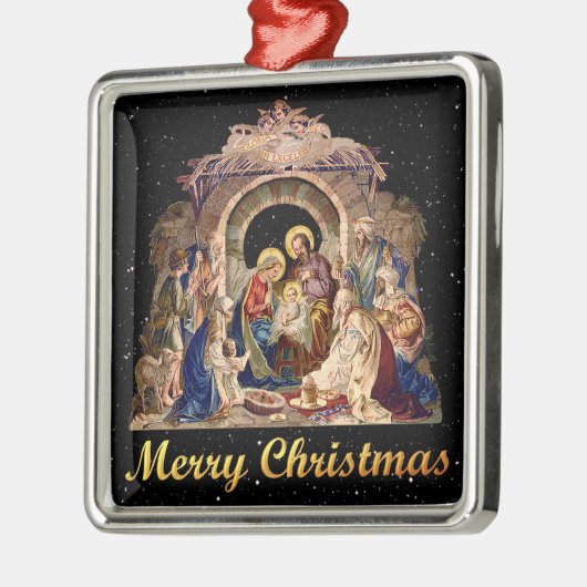  nativiteitsversiering metalen ornament (Links)