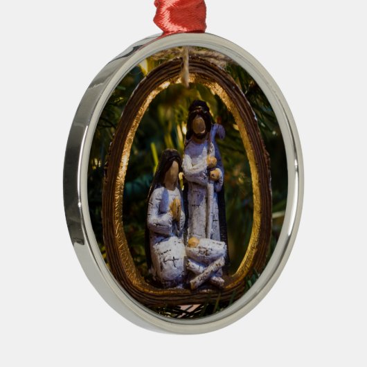 Nativiteitsversiering Metalen Ornament (Rechts)