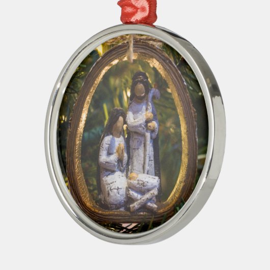 Nativiteitsversiering Metalen Ornament (Links)