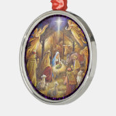 Nativiteitsversiering Metalen Ornament (Links)