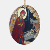 Nativiteitsversiering - Pas de rug aan. Keramisch Ornament (Rechts)