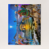 Nativiteitszagen met drie koningen legpuzzel (Verticaal)