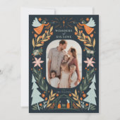 Nativity Angels 2 Foto Marine Kerstmis Feestdagenkaart (Voorkant)