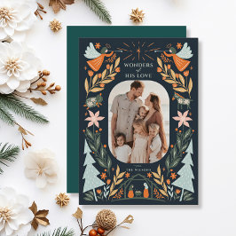 Nativity Angels 2 Foto Marine Kerstmis Feestdagenkaart