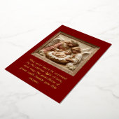 Nativity Angels of Light Foil Holiday Card Folie Feestdagenkaart (Gedraaid)