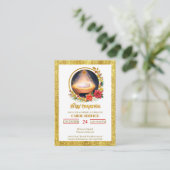 Nativity Carol Service Christmas Invitation Informatiekaartje (Staand voorkant)