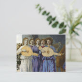 NATIVITY,CHRISTMAS ANGELS by PIERO DELLA FRANCESCA Feestdagenkaart (Staand voorkant)