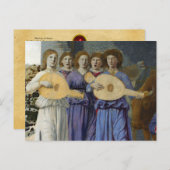 NATIVITY,CHRISTMAS ANGELS by PIERO DELLA FRANCESCA Feestdagenkaart (Voorkant / Achterkant)