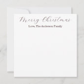 Nativity Christmas Card  (Achterkant)