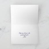 Nativity Christmas Card – Born This Day a Savior Kaart (Binnen)