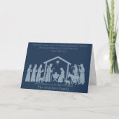 Nativity Christmas Card – Emmanuel God With Us Kaart (Voorkant)