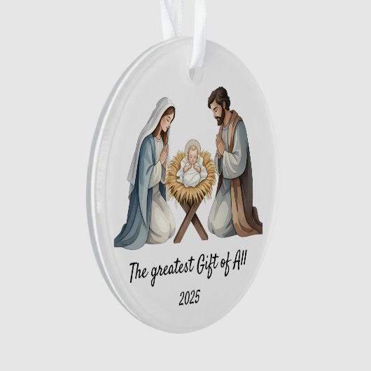 Nativity Christmas Ornament (voorkant)