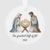 Nativity Christmas Ornament (achterkant)