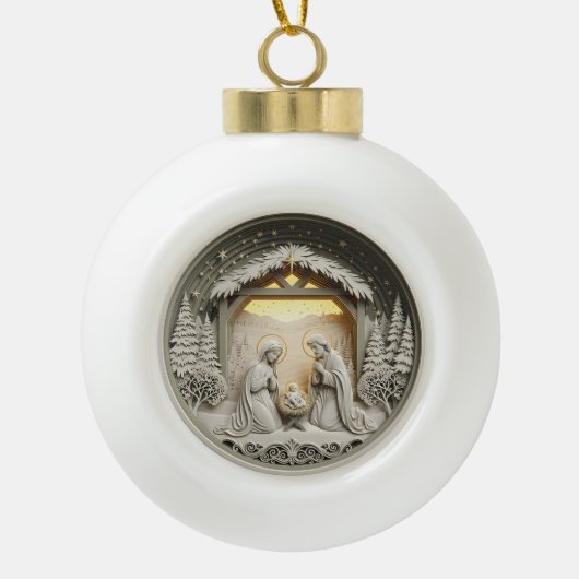 Nativity Christmas Ornament – Holy Family 1 (Voorkant)