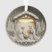Nativity Christmas Ornament – Holy Family 1 (achterkant)