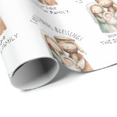 Nativity Christmas Wrapping Paper - Christian Gift Cadeaupapier (Rol Hoek)