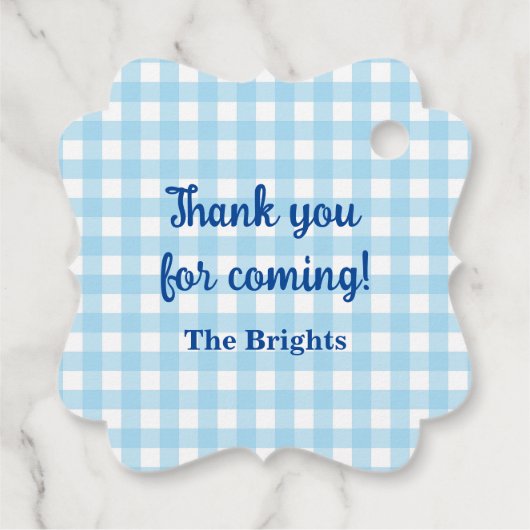 Nativity Favor Cadeau Labels (Achterkant)